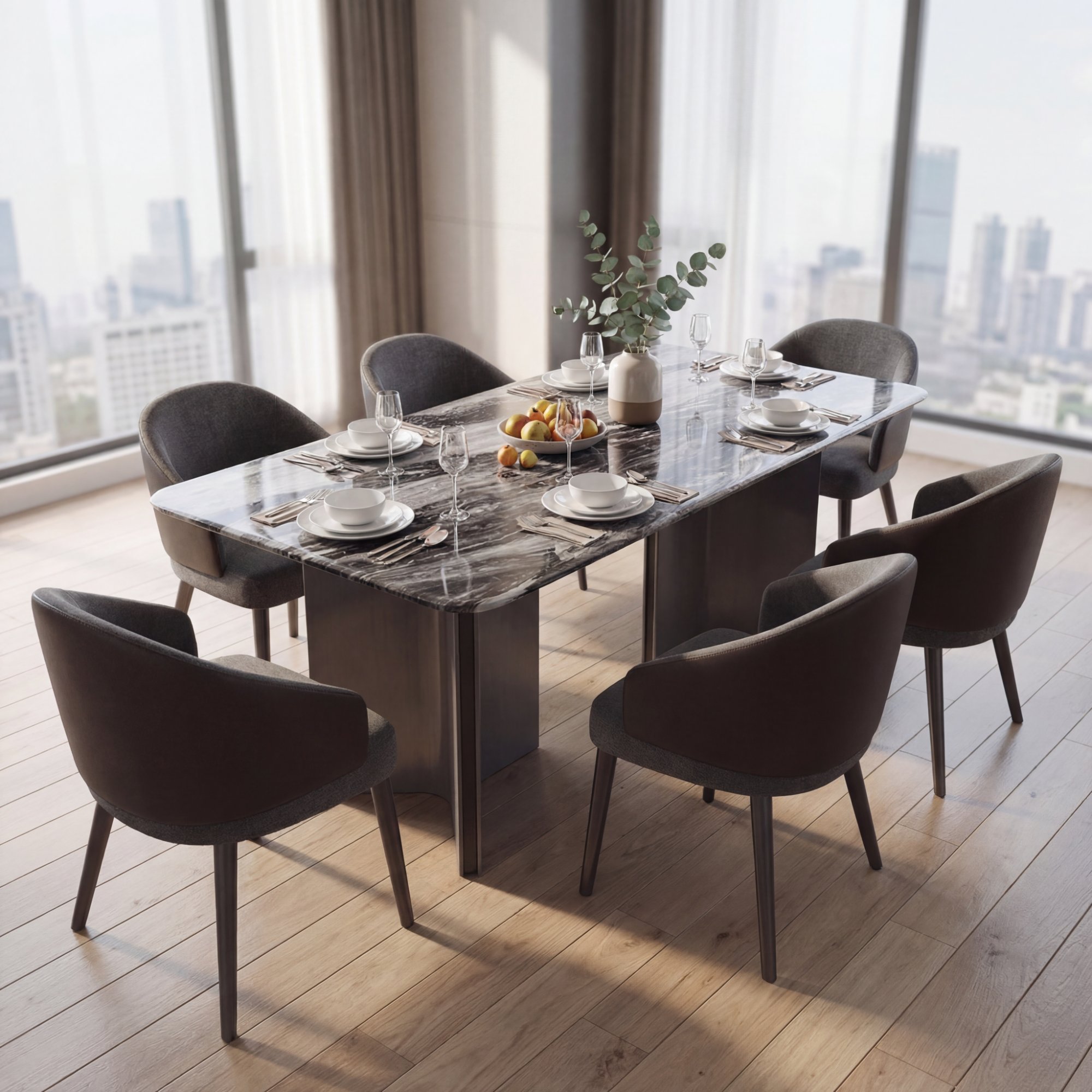 Maria - szary marmur Silver Stripe