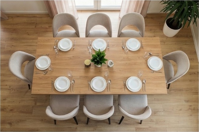 VENICE - nakryty stół z góry