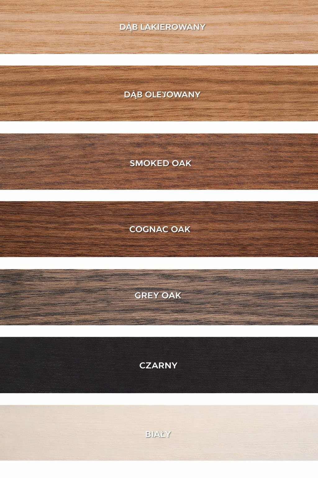 Pełna paleta wszystkich kolorów